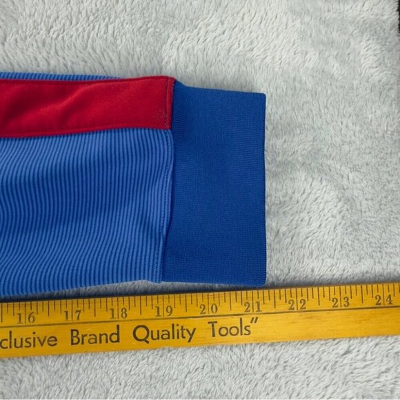 Vintage Nike FC Barcelona Blue/Red Track Jacket Men's Size XXL Full Zip - Picture 6 of 16